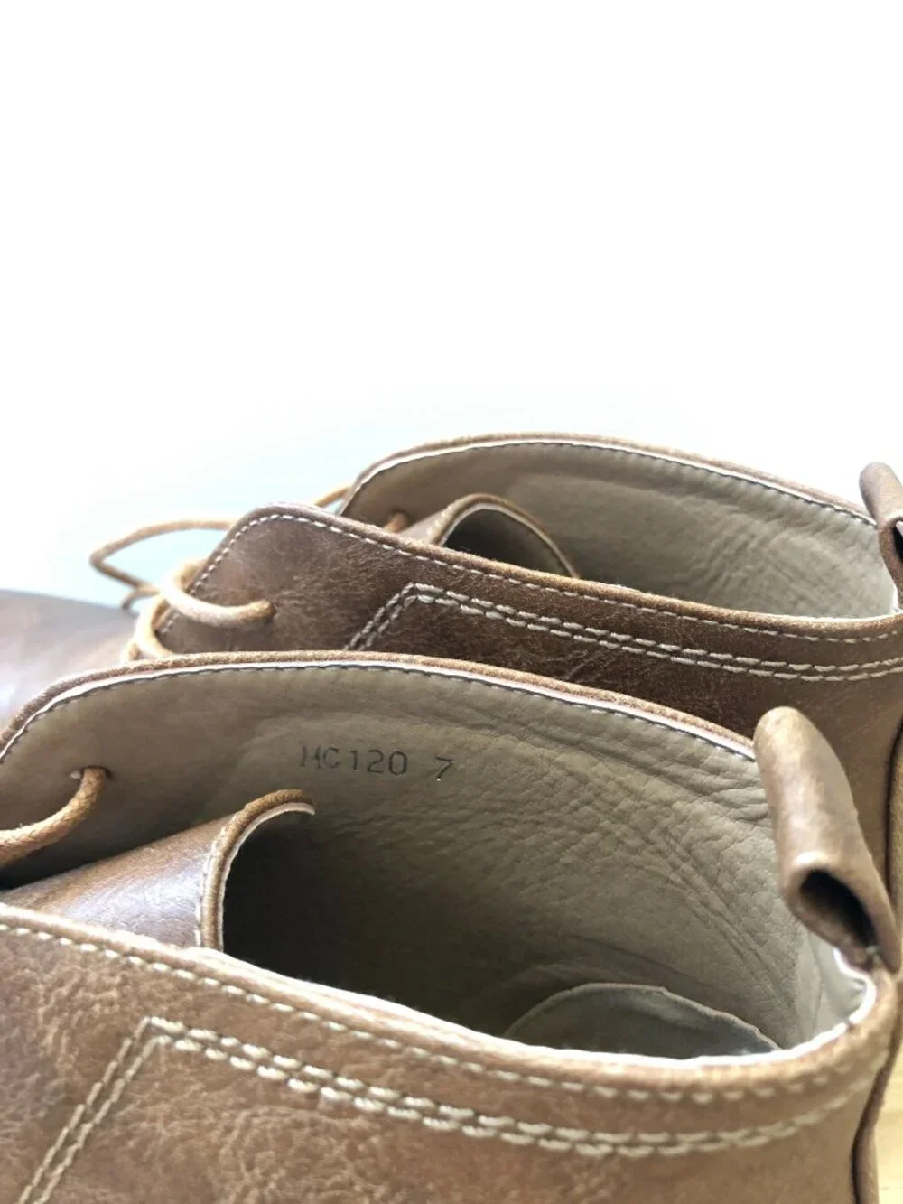 metro charm. Brown lace up booties
